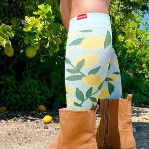 Vim & Vigr Moderate Compression Socks Lemon Grove Knee High M/L